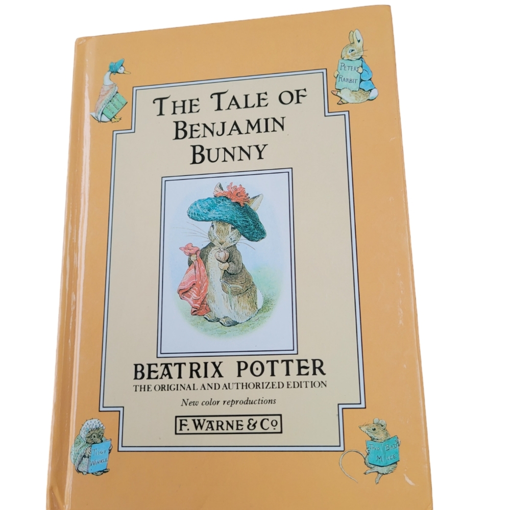 The Tale of Benjamin Bunny- Beatrix Potter Hard Cover Book- 1992